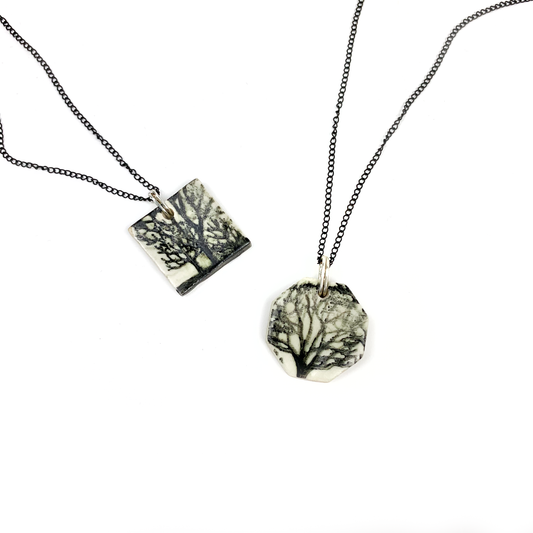 Ceramic Tree Necklace