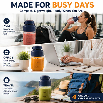 🥤 TODAY ONLY — SAVE 64% OFF ⚡🔥Portable USB Rechargeable Juicer Blender Cup🍹 Healthy lifestyle made simple — take it with you everywhere!