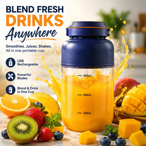 🥤 TODAY ONLY — SAVE 64% OFF ⚡🔥Portable USB Rechargeable Juicer Blender Cup🍹 Healthy lifestyle made simple — take it with you everywhere!