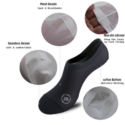 🔥 Last Day 50% OFF — Stop Wearing No-Show Socks That Slip, Rub & Smell With Breathable Grip Socks That Stay Invisible All Day
